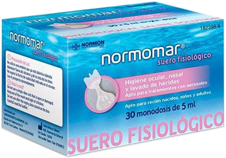 Płyn Normon Normomar Suero Fisiologico 30 x 5 ml (8435232335934) - obraz 1