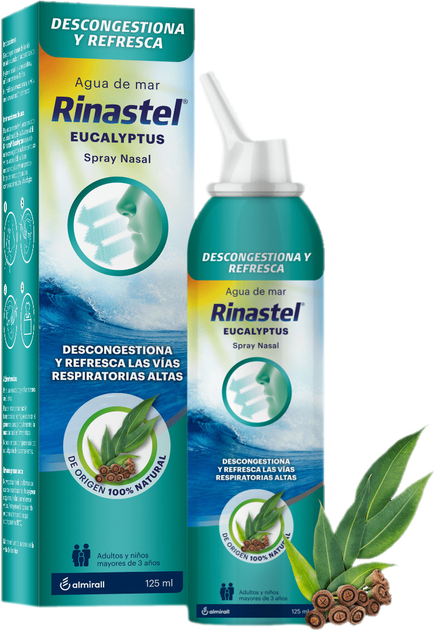 Spray Rilastil Rinastel Eucalyptus Nasal 125 ml (8470001978073) - obraz 1