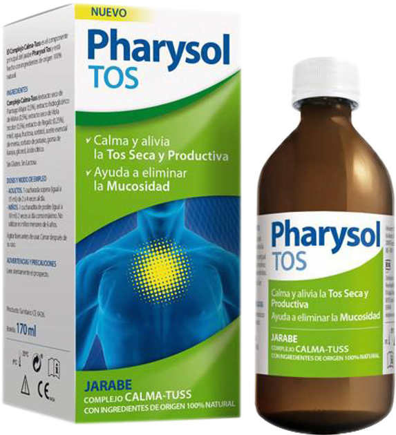 Syrop Reva Pharysol Tos 170 ml (8436540335425) - obraz 1