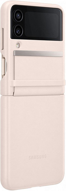 Etui z klapką Samsung Flap Leather Cover do Galaxy Z Flip 4 Peach (8806094497632) - obraz 1