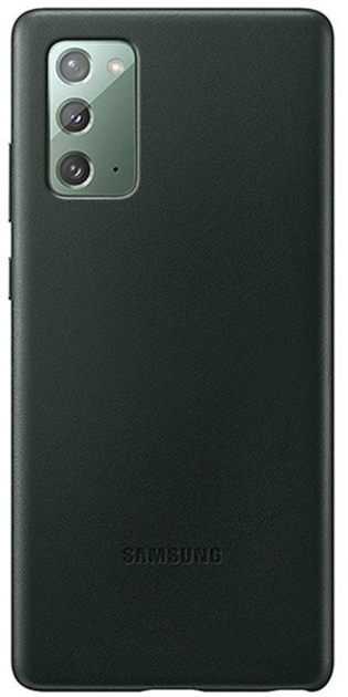 Etui plecki Samsung Leather Cover do Galaxy Note 20 Green (8806090560217) - obraz 1