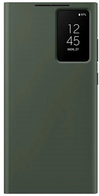 Etui z klapką Samsung Smart View Wallet Case do Galaxy S23 Ultra Green (8806094772920) - obraz 1
