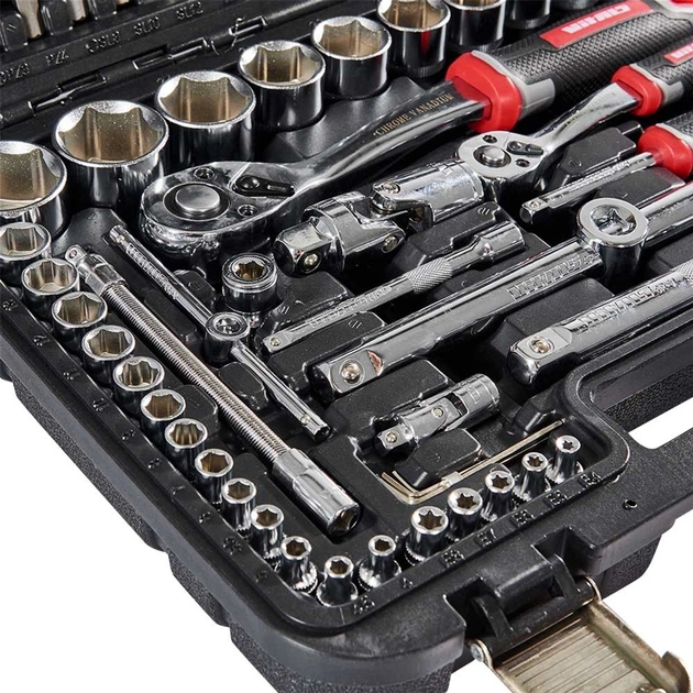Набор головок торцевых Vitals Master Impact + Superlock 1/4" и 1/2" 111 предметов (186169W) - изображение 7