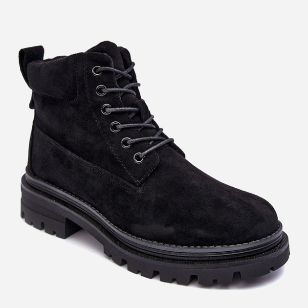 Жіночі зимові черевики високі Alden 41 Чорні (5905677918625) - зображення 2