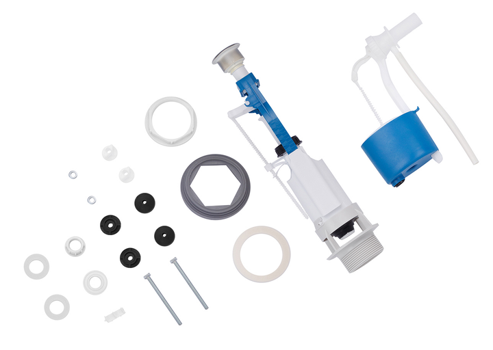 Комплект для бачка унитаза Kroner KRP - KIT6854 с одинарной кнопкой, боковой подвод 1/2" - изображение 3