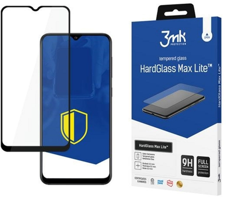 Szkło hartowane 3MK HardGlass Max Lite do Samsung Galaxy A03s (5903108411684) - obraz 1