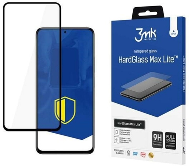 Захисне скло 3MK HardGlass Max Lite для Xiaomi Redmi Note 11 Pro 5G / Pro Plus 5G (5903108449014) - зображення 1