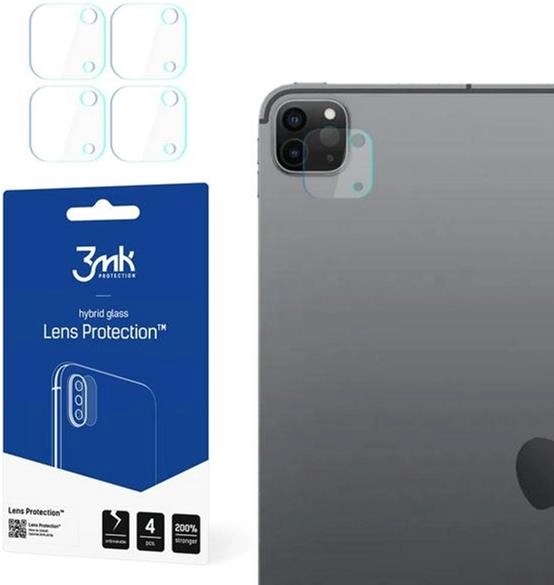 Комплект захисного скла 3MK Lens Protection для камери Apple iPad Pro 12.9 5 Gen 4 шт (5903108451758) - зображення 1