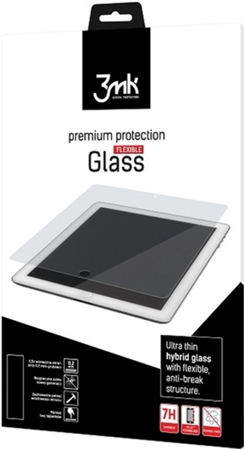 Szkło hybrydowe 3MK FlexibleGlass do Apple iPad Pro 11" (5903108136051) - obraz 1