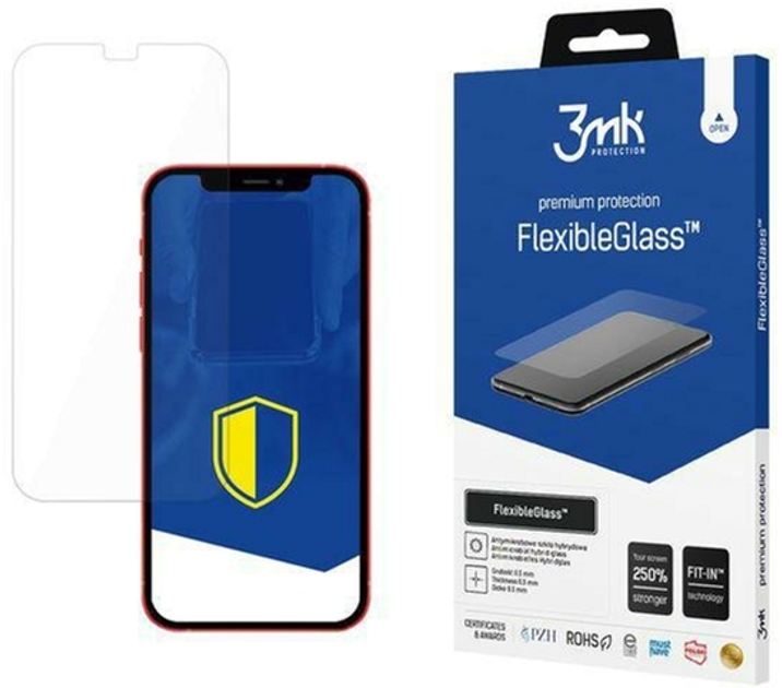 Захисне скло 3MK FlexibleGlass для Apple iPhone 12 Pro Max (5903108305969) - зображення 1