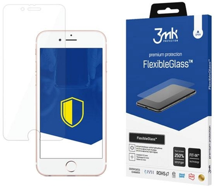 Szkło hybrydowe 3MK FlexibleGlass do Apple iPhone 6s/6 (5901571157931) - obraz 1