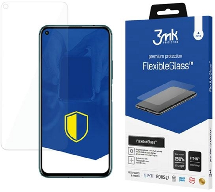 Захисне скло 3MK FlexibleGlass для Huawei Nova 5T (5903108208291) - зображення 1