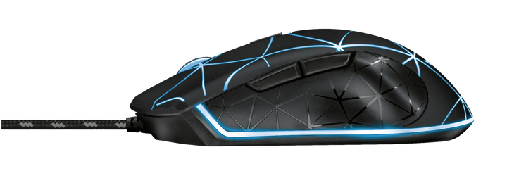 Миша Trust GXT 133 Locx Illuminated Gaming, Black, USB, оптична, 800/1200/2400/4000 dpi, 6 чутливих кнопок, LED підсвічування верхньої кришки з 4 режимами пульсуючого світла, 1.8 м (22988) - Фото 4 Миша Trust GXT 133 Locx Illuminated Gaming, Black, USB, оптична, 800/1200/2400/4000 dpi, 6 чутливих кнопок, LED підсвічування верхньої кришки з 4 режимами пульсуючого світла, 1.8 м (22988) - зображення 4