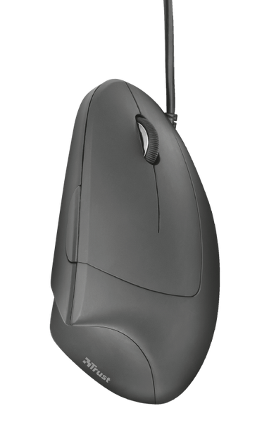 Миша Trust Verto Ergonomic, Black, USB, оптична, 1000/1600 dpi, в ергономічному вертикальному виконанні, 6 кнопок, світлодіодне блакитне підсвічування, 1.5 м (22885) - Фото 4 Миша Trust Verto Ergonomic, Black, USB, оптична, 1000/1600 dpi, в ергономічному вертикальному виконанні, 6 кнопок, світлодіодне блакитне підсвічування, 1.5 м (22885) - зображення 4