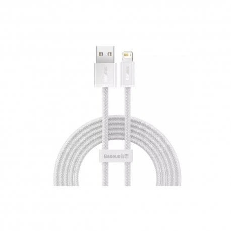 Кабель Baseus Dynamic Series Fast Charging USB to Lightning 2.4A 1m White (CALD000402) - Фото 1 Кабель Baseus Dynamic Series Fast Charging USB to Lightning 2.4A 1m White (CALD000402) - зображення 1