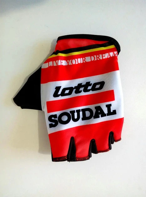Перчатки велосипедные Lotto SOUDAL,велосипедные перчатки без пальцев XL - изображение 4