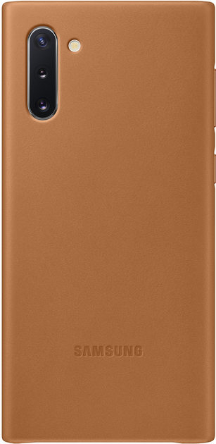 Панель Samsung Leather Cover для Galaxy Note 10 Бежевый (8806090027741 ...