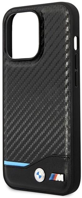 Панель BMW Carbon MagSafe для Apple iPhone 14 Pro Чорний (3666339072605) - зображення 3