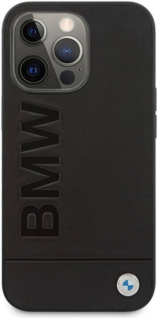 Etui plecki BMW MagSafe Signature Imprint do Apple iPhone 14 Pro Max Black (3666339072216) - obraz 1