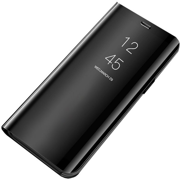 Etui z klapką Anomaly Clear View do Samsung Galaxy A20s Black (5903657574144) - obraz 1