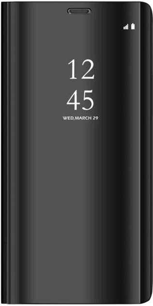Etui z klapką Anomaly Clear View do Samsung Galaxy A42 Black (5903919060996) - obraz 1