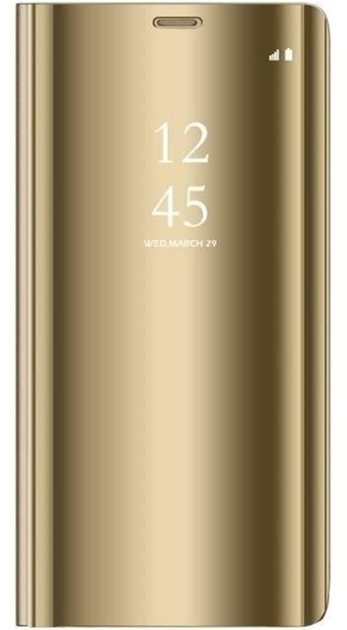 Etui z klapką Anomaly Clear View do Samsung Galaxy A42 Gold (5903919061023) - obraz 1