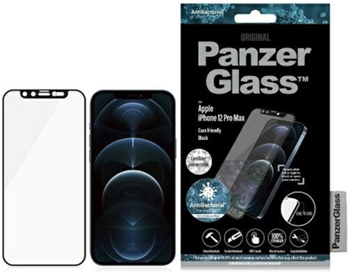 Захисне скло Panzer Glass E2E Microfracture для Apple iPhone 12 Pro Max - зображення 1