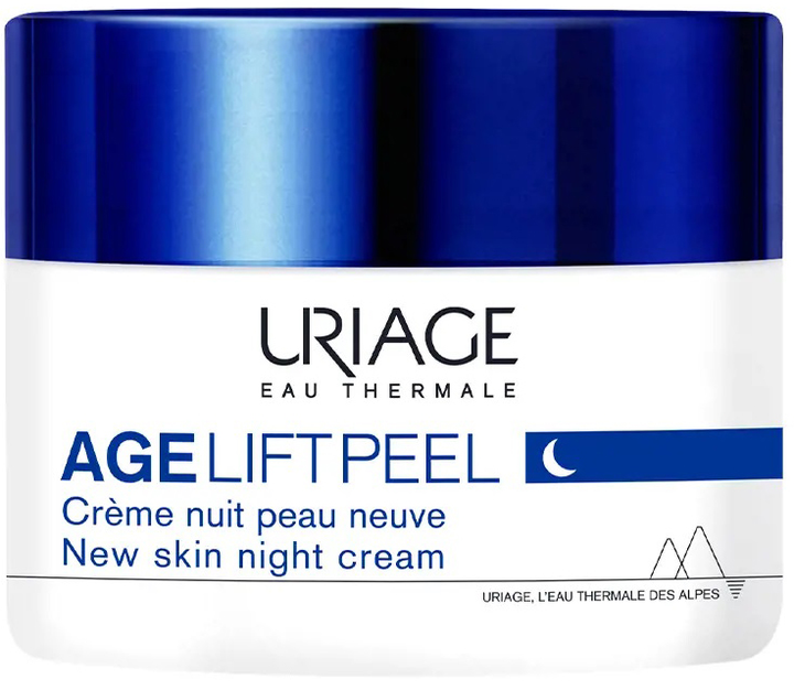 Крем для обличчя Uriage Age Lift Peel New Skin Night 50 мл (3661434009235) - зображення 1