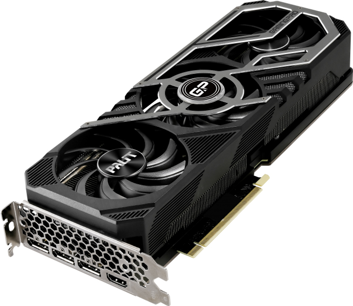Відеокарта Palit GeForce RTX 3070 GamePro OC 8GB GDDR6 (256bit) (1500/14000) (NE63070019P2-1041A) - зображення 2
