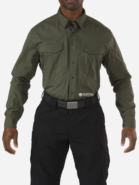 Рубашка тактическая 5.11 Tactical Stryke Long Sleeve Shirt 72399 L TDU Green (2000980373963) - изображение 1
