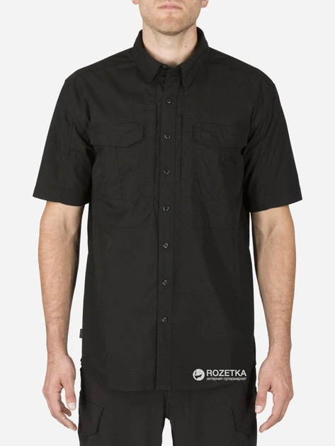 Рубашка тактическая 5.11 Tactical Stryke Shirt - Short Sleeve 71354 2XL Black (2000980390663) - изображение 1