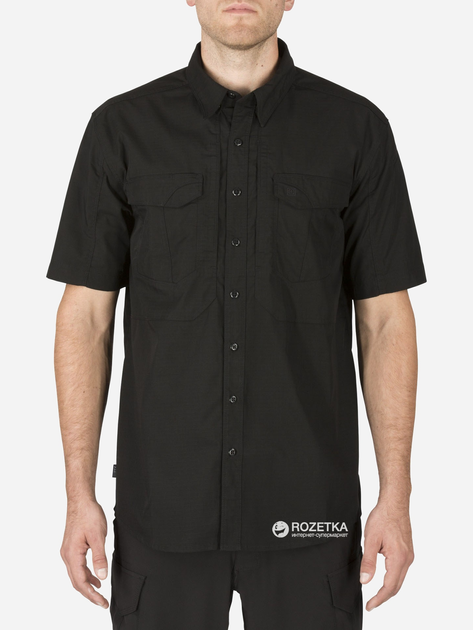 Рубашка тактическая 5.11 Tactical Stryke Shirt - Short Sleeve 71354 L Black (2000980390670) - изображение 1