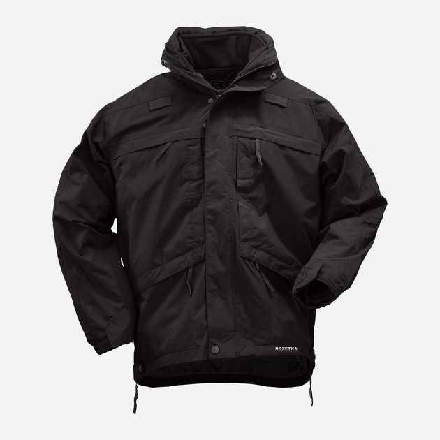 Куртка тактична демісезонна 5.11 Tactical 3-in-1 Parka 28001 4XL Black (2000000201245) - зображення 1