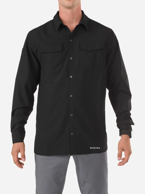 Рубашка тактическая 5.11 Tactical Freedom Flex Woves Shirt - Long Sleeve 72417 S Black (2000980359042) - изображение 1