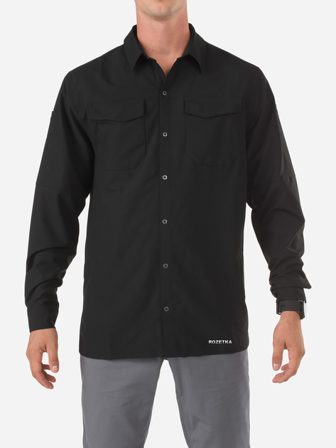 Сорочка тактична 5.11 Tactical Freedom Flex Woves Shirt - Long Sleeve 72417 L Black (2000980359066) - зображення 1