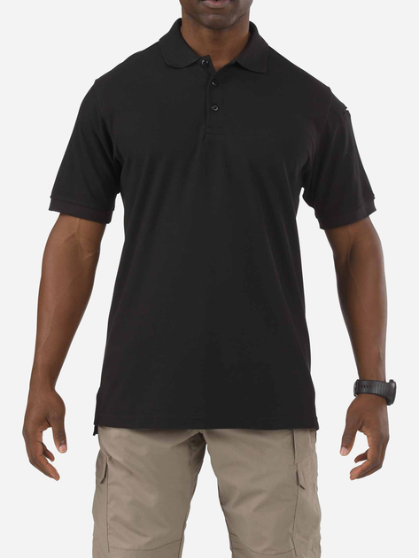 Поло тактичне 5.11 Tactical Utility Short Sleeve Polo 41180-019 L Black (2000980519675) - зображення 1