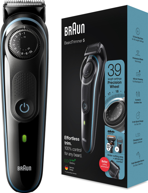 Trymer Braun BeardTrimmer BT5340 - obraz 2