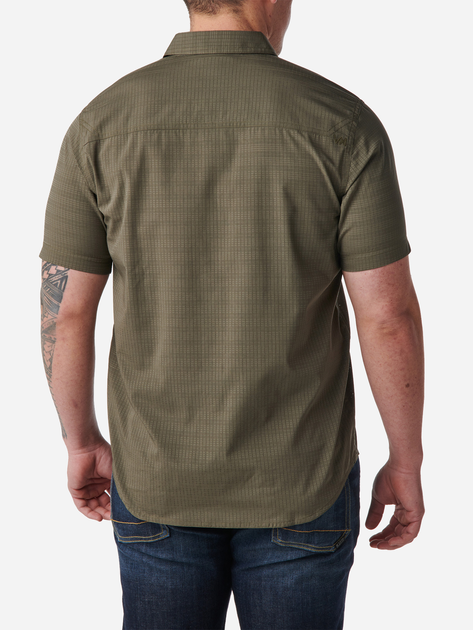 Рубашка тактическая 5.11 Tactical Aerial Short Sleeve Shirt 71378-186 XS Ranger Green (2000980528424) - изображение 2