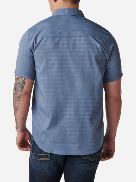 Сорочка тактична 5.11 Tactical Aerial Short Sleeve Shirt 71378-681 XS Grey Blue (2000980528486) - зображення 2