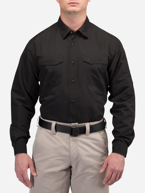 Рубашка тактическая 5.11 Tactical Fast-Tac Long Sleeve Shirt 72479-019 S Black (2000980528578) - изображение 1