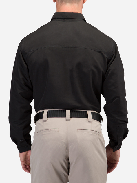 Рубашка тактическая 5.11 Tactical Fast-Tac Long Sleeve Shirt 72479-019 S Black (2000980528578) - изображение 2