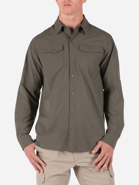 Рубашка тактическая 5.11 Tactical Freedom Flex Woven Shirt - Long Sleeve 72417-186 S Ranger Green (2000980528622) - изображение 1