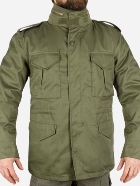 Куртка польова тактична MIL-TEC M65 Teesar (TR) 10311001 XL Olive (2000000001517) - зображення 2