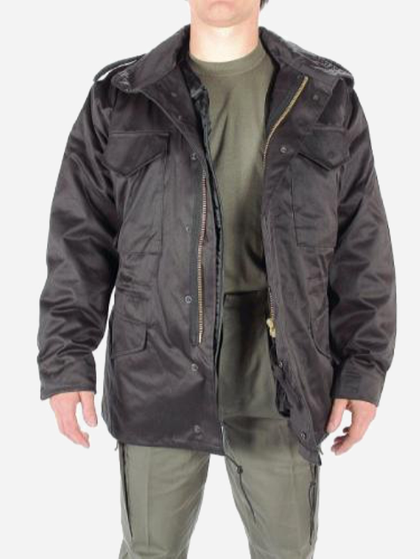 Куртка полевая тактическая MIL-TEC M65 10315002 XL Black (2000000002071) - изображение 2
