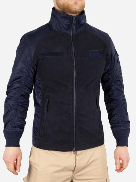 Куртка флисовая тактическая MIL-TEC Sturm USAF Jacket Dark Blue 10430003 L Blue (2000980502660) - изображение 1