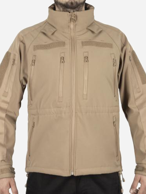 Куртка демисезонная тактическая MIL-TEC Softshell Plus 10859005 2XL Coyote (2000880212065) - изображение 1