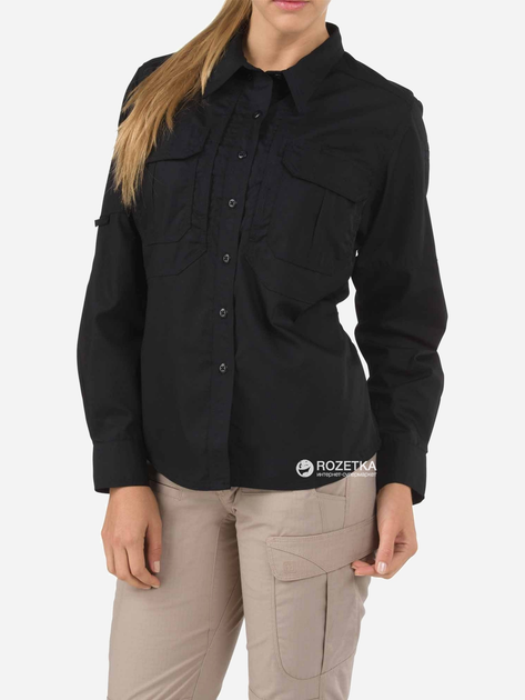 Сорочка тактична 5.11 Tactical Women's TaclitePro Long Sleeve Shirt 62070 M Black (2000980423613) - зображення 1