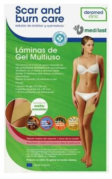 Лейкопалстырь Medilast Lamina Gel Multiuso Reductor Cicatriz Talla S 1 шт (8470001665096) - изображение 1