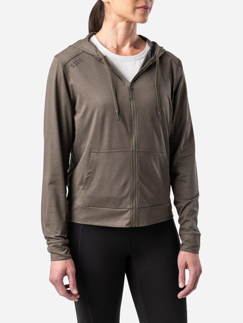 Тактична толстовка 5.11 Tactical Pt-R Emily Full Zip 66022-186 XL Ranger Green (2000980565016) - зображення 1