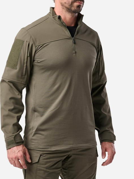 Тактическая рубашка 5.11 Tactical Cold Weather Rapid Ops Shirt 72540-186 S Ranger Green (2000980584291) - изображение 2